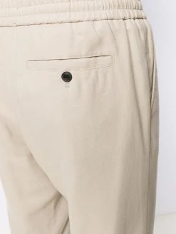 AMI Paris pantalon crop à taille élastique