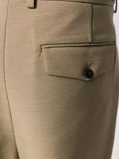 AMI Paris wide-fit pleated bermuda shorts