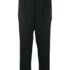 AMI Paris carrot fit tapered trousers
