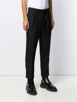 AMI Paris Carrot fit tapered trousers Remise En Ligne pantalons cigarette homme 9 AMI Paris carrot fit tapered trousers