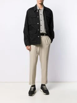 AMI Paris pantalon droit à design plissé