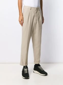 AMI Paris pantalon droit à design plissé
