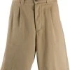 AMI Paris Men Pleated Bermuda Shorts