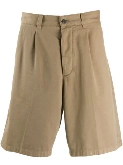 AMI Paris Men Pleated Bermuda Shorts