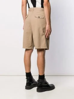 AMI Paris Men Pleated Bermuda Shorts