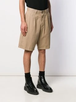 AMI Paris Men Pleated Bermuda Shorts