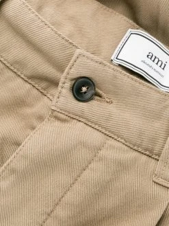 AMI Paris Men Pleated Bermuda Shorts