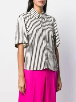 Prix Raisonnable AMI Paris Chemise rayée à manches courtes chemises femme 9 AMI Paris chemise rayée à manches courtes
