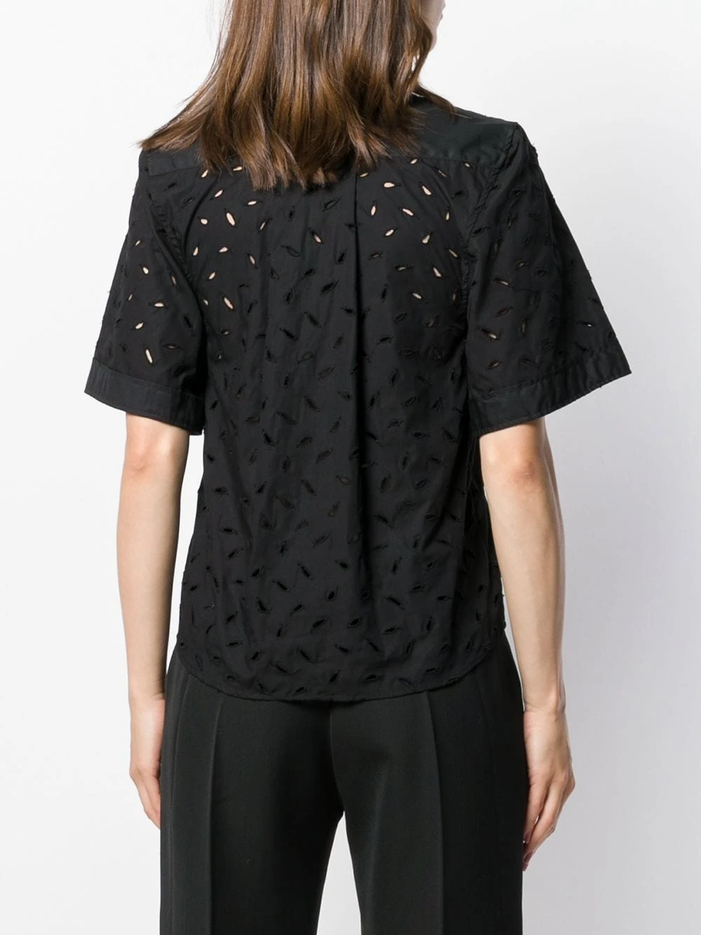 AMI Paris Prix Exclusifs Chemise brodée à manches courtes chemises femme 4 AMI Paris chemise brodée à manches courtes