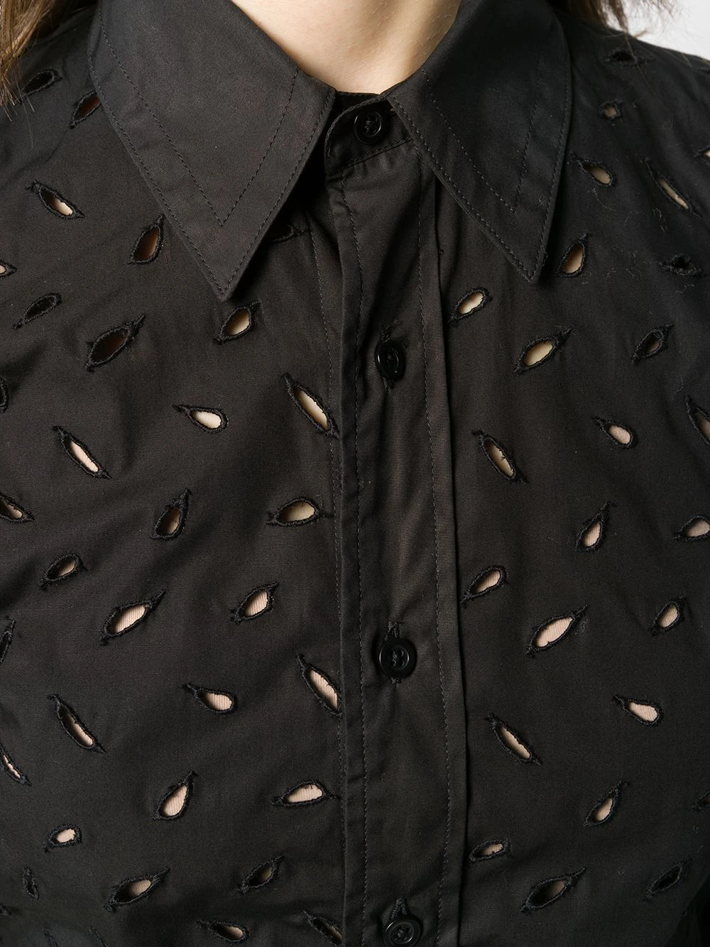 AMI Paris Prix Exclusifs Chemise brodée à manches courtes chemises femme 5 AMI Paris chemise brodée à manches courtes