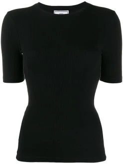 AMI Paris t-shirt à design nervuré