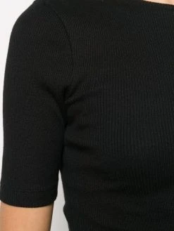 AMI Paris t-shirt à design nervuré