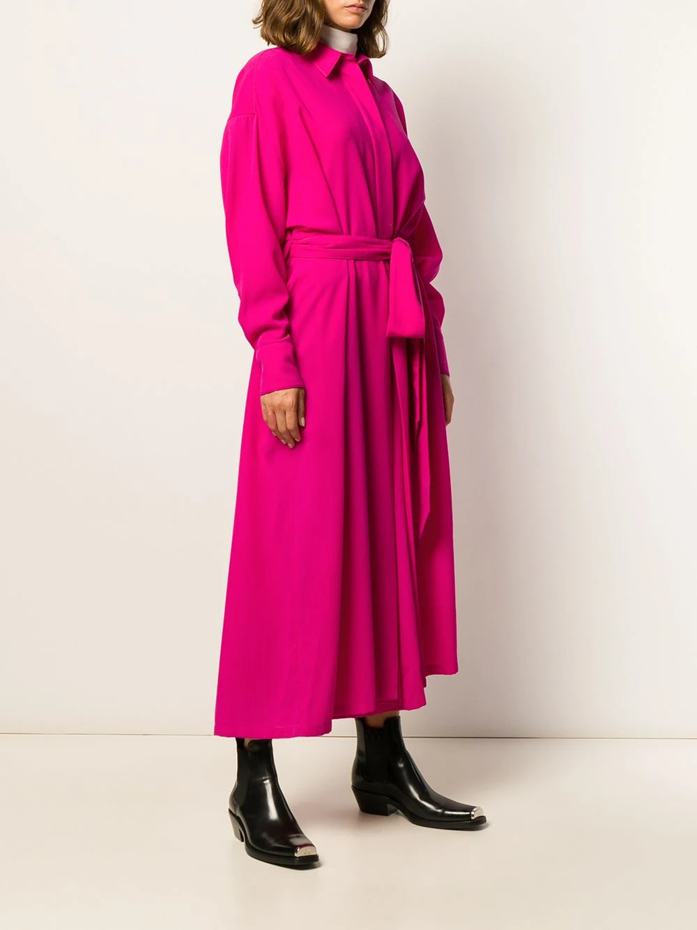 Remise En Ligne AMI Paris Combinaison ceinturée à col classique combinaisons femme 3 AMI Paris combinaison ceinturée à col classique