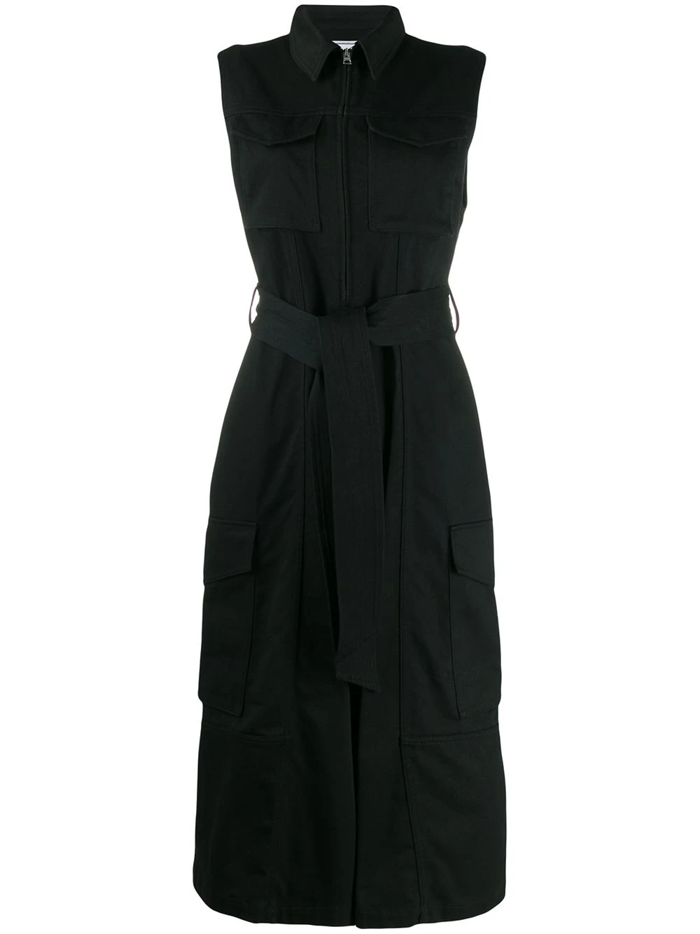 Qualité absolue AMI Paris Combinaison ceinturée à design sans manches combinaisons femme 1 AMI Paris combinaison ceinturée à design sans manches