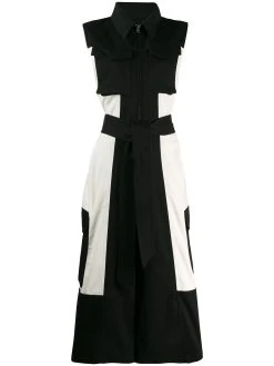 AMI Paris combinaison ceinturée à design sans manches