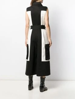 AMI Paris combinaison ceinturée à design sans manches