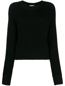 AMI Paris pull en maille nervurée