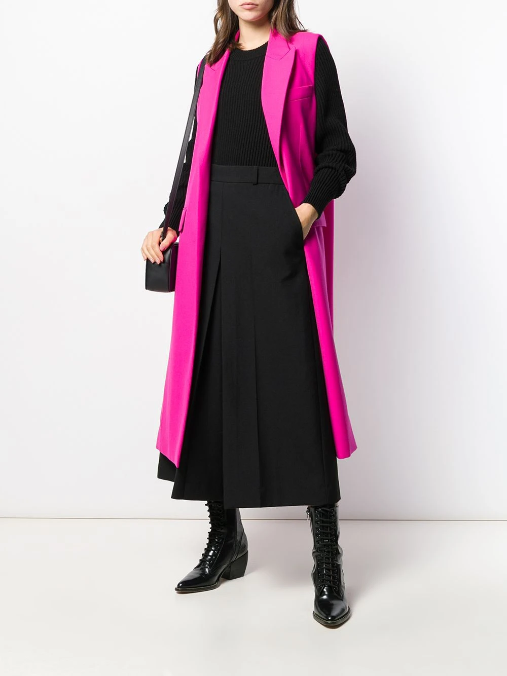 Petit Prix AMI Paris Pull en maille nervurée hauts en maille femme 2 AMI Paris pull en maille nervurée