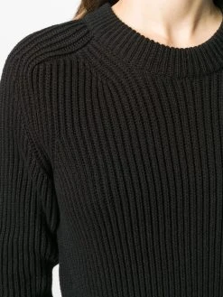 Petit Prix AMI Paris Pull en maille nervurée hauts en maille femme 11 AMI Paris pull en maille nervurée