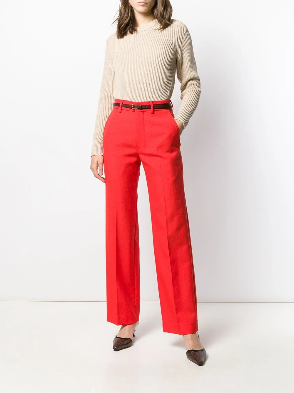 Garantie De Qualité 100% AMI Paris Pull classique hauts en maille femme 2 AMI Paris pull classique