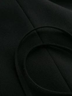 AMI Paris robe longue à détail drapé