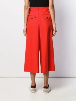 AMI Paris pantalon crop à taille haute