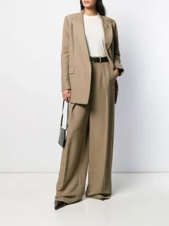 AMI Paris pantalon ample plissé à taille haute