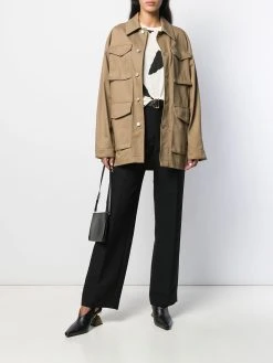 AMI Paris pantalon ample à taille haute