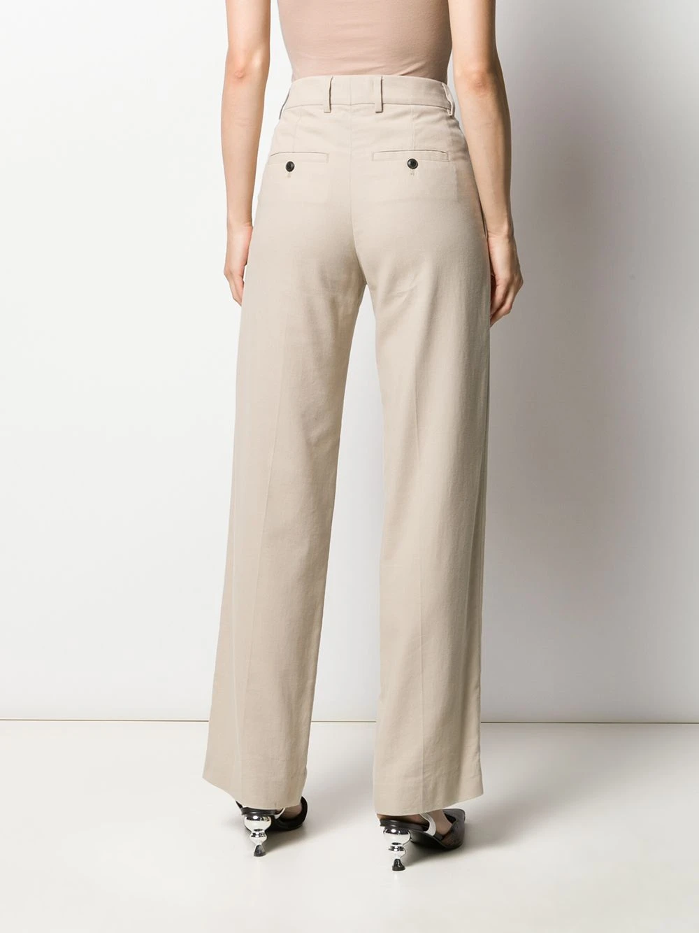 AMI Paris Pantalon ample à taille haute Prix Allégé pantalons de costume femme 4 AMI Paris pantalon ample à taille haute