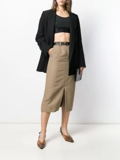 AMI Paris blazer ample à design ouvert