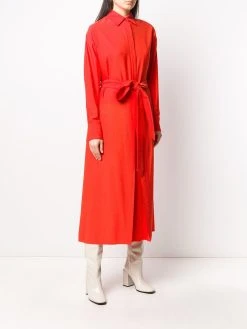 AMI Paris combinaison façon chemise ceinturée