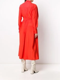 AMI Paris combinaison façon chemise ceinturée