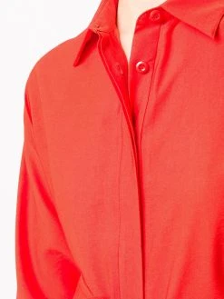 AMI Paris combinaison façon chemise ceinturée