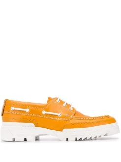 AMI Paris chaussures bateau à semelle crantée