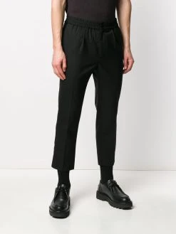 AMI Paris Première Qualité Pantalon crop à taille élastique pantalons courts homme 9 AMI Paris pantalon crop à taille élastique