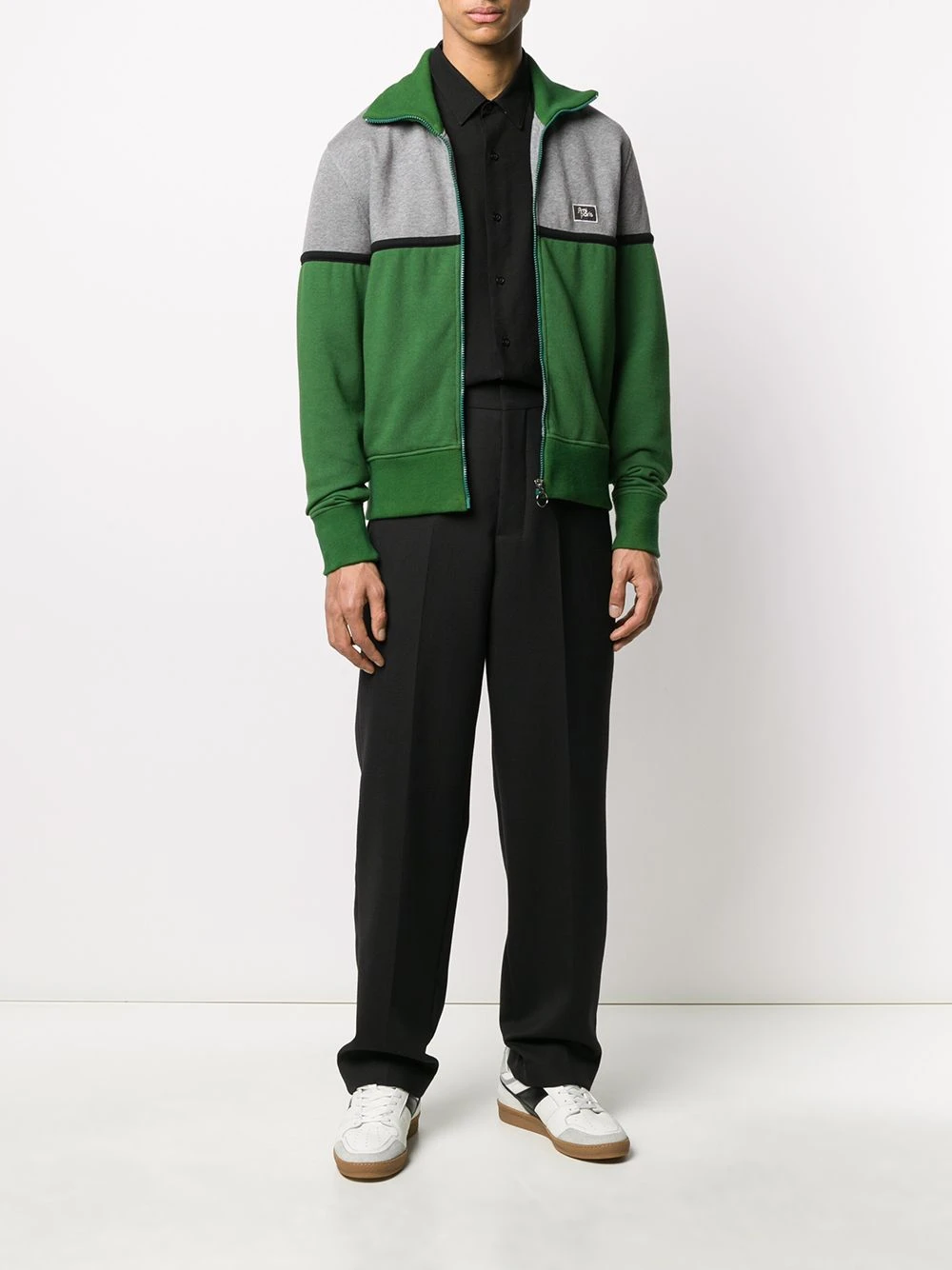 AMI Paris Sweat zippé à patch logo Prix Accessible sweats homme 2 AMI Paris sweat zippé à patch logo