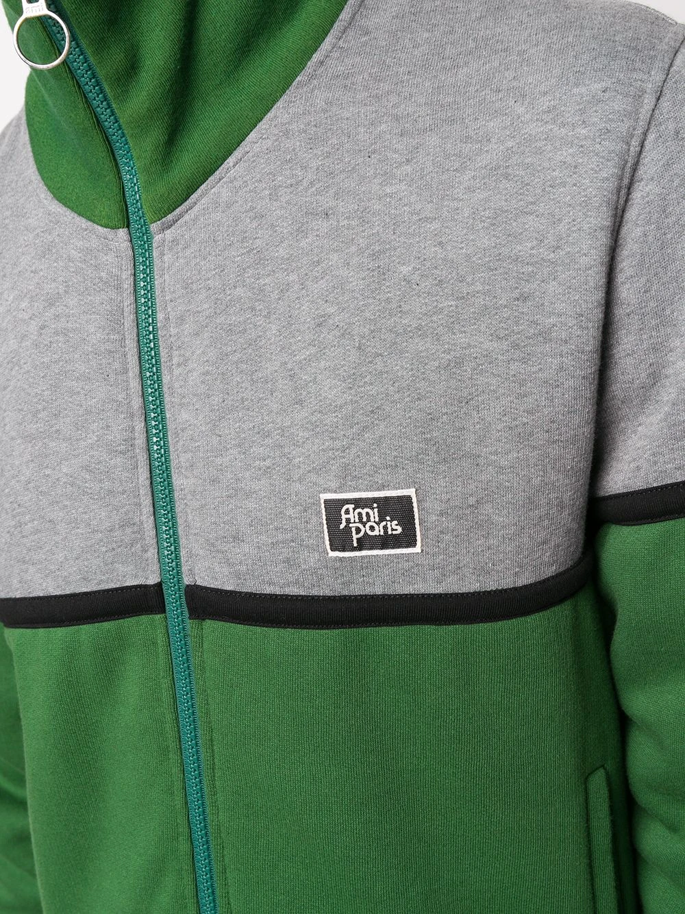 AMI Paris Sweat zippé à patch logo Prix Accessible sweats homme 5 AMI Paris sweat zippé à patch logo