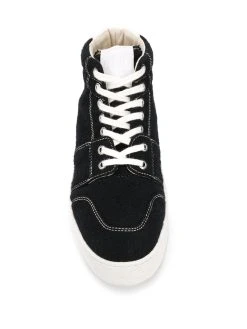 AMI Paris baskets montantes à coutures contrastantes