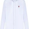AMI Paris chemise à logo brodé