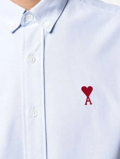 AMI Paris chemise à logo brodé