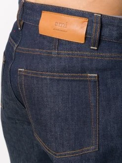 AMI Paris Jean droit à ourlet contrastant Prix Préférentiel jeans regular & jeans droits homme 13 AMI Paris jean droit à ourlet contrastant
