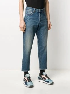 AMI Paris jean droit crop