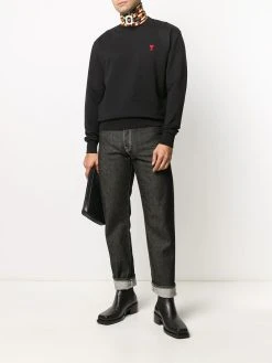 AMI Paris sweat Ami de Coeur à manches longues