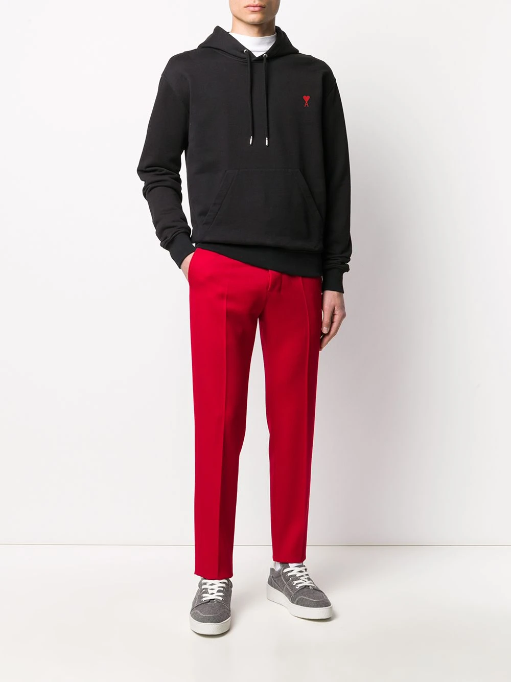 Prix Accessible AMI Paris Sweat à capuche Ami de Coeur à logo hoodies homme 2 AMI Paris sweat à capuche Ami de Coeur à logo