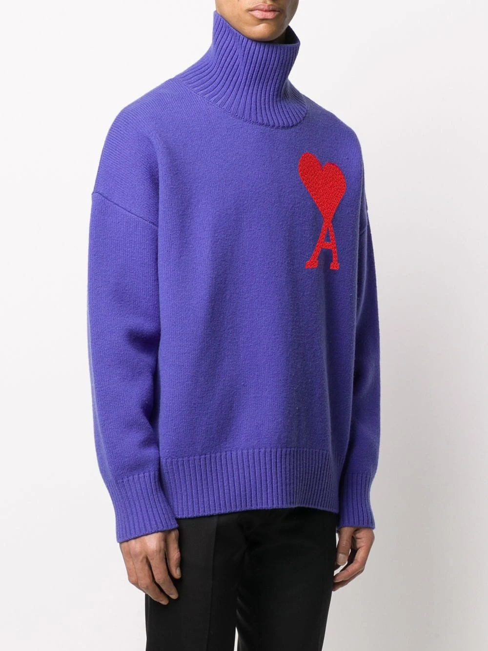 AMI Paris Prix Cassé Pull Ami de Coeur à col montant pulls homme 3 AMI Paris pull Ami de Coeur à col montant