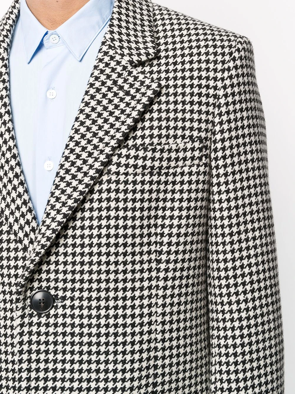 AMI Paris Vendre-Réclame Manteau droit à motif pied de poule pardessus homme 5 AMI Paris manteau droit à motif pied de poule