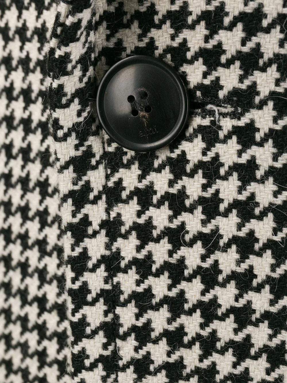 AMI Paris Vendre-Réclame Manteau droit à motif pied de poule pardessus homme 7 AMI Paris manteau droit à motif pied de poule