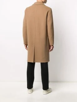 AMI Paris manteau droit à boutonnière devant