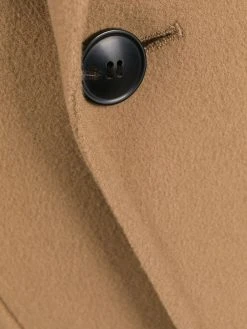 AMI Paris manteau droit à boutonnière devant