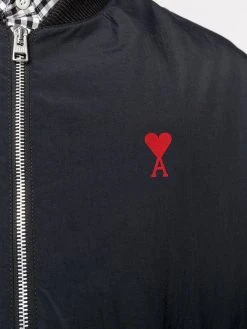 Prix Raisonnable AMI Paris Veste bomber Ami De Cœur vestes bomber homme 9 AMI Paris veste bomber Ami De Cœur